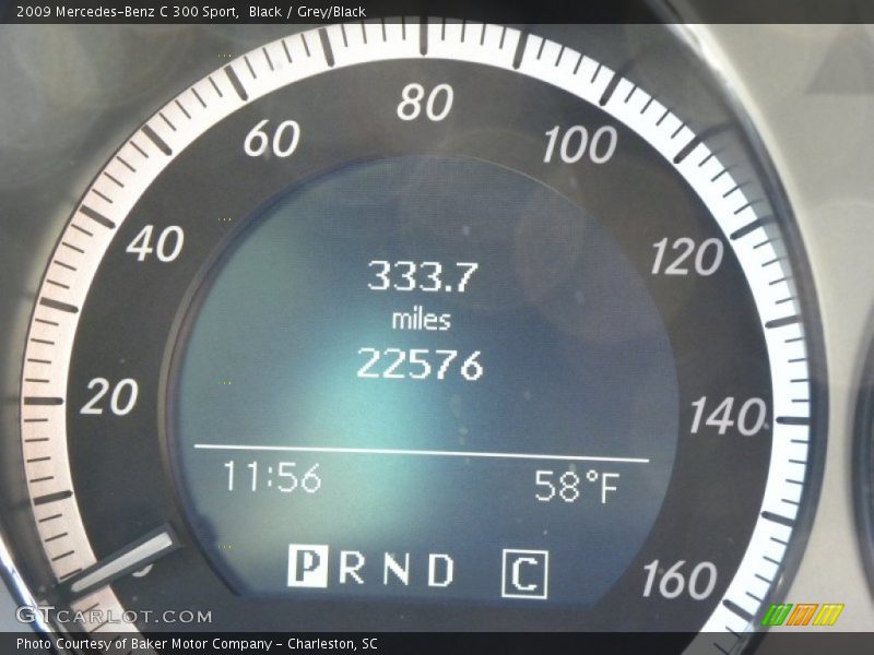 Black / Grey/Black 2009 Mercedes-Benz C 300 Sport
