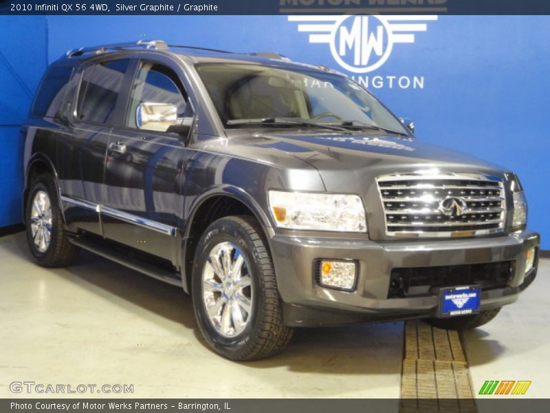 Silver Graphite / Graphite 2010 Infiniti QX 56 4WD