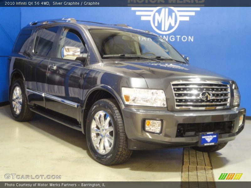 Silver Graphite / Graphite 2010 Infiniti QX 56 4WD