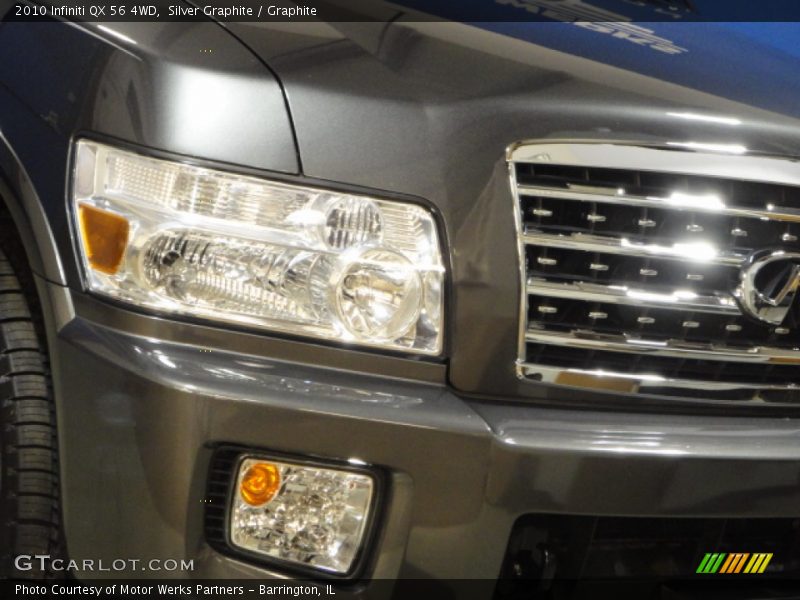 Silver Graphite / Graphite 2010 Infiniti QX 56 4WD