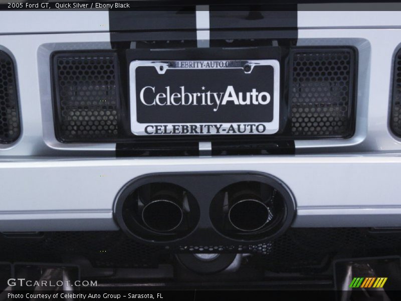 Quick Silver / Ebony Black 2005 Ford GT