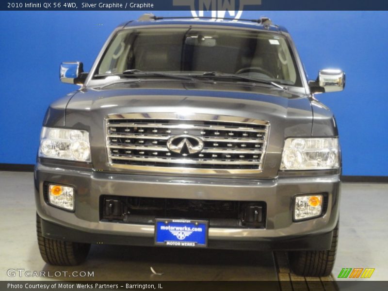 Silver Graphite / Graphite 2010 Infiniti QX 56 4WD