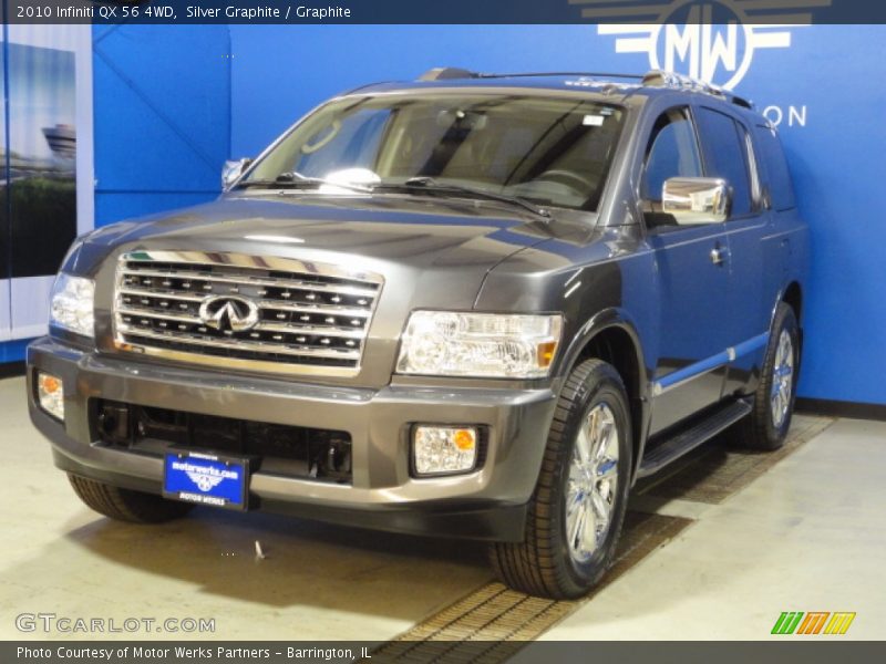 Silver Graphite / Graphite 2010 Infiniti QX 56 4WD