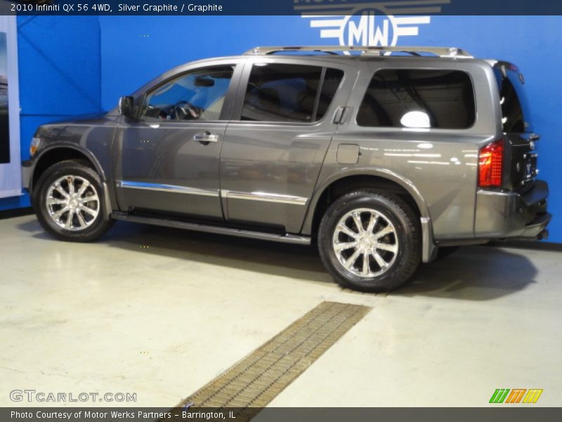 Silver Graphite / Graphite 2010 Infiniti QX 56 4WD