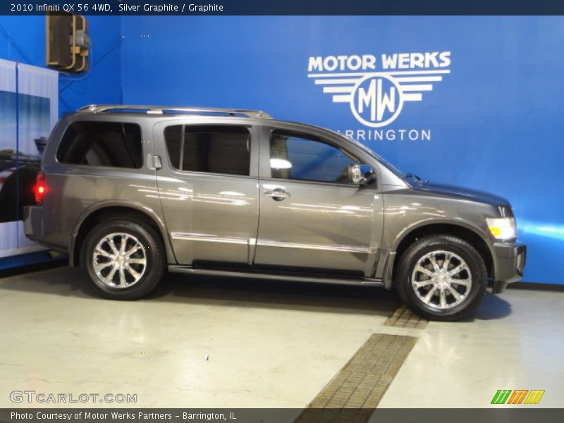 Silver Graphite / Graphite 2010 Infiniti QX 56 4WD