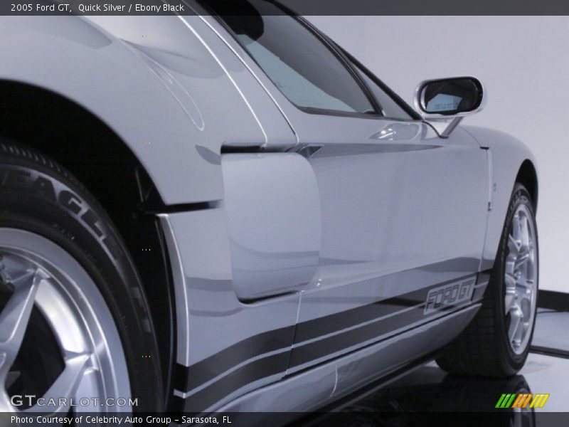 Quick Silver / Ebony Black 2005 Ford GT