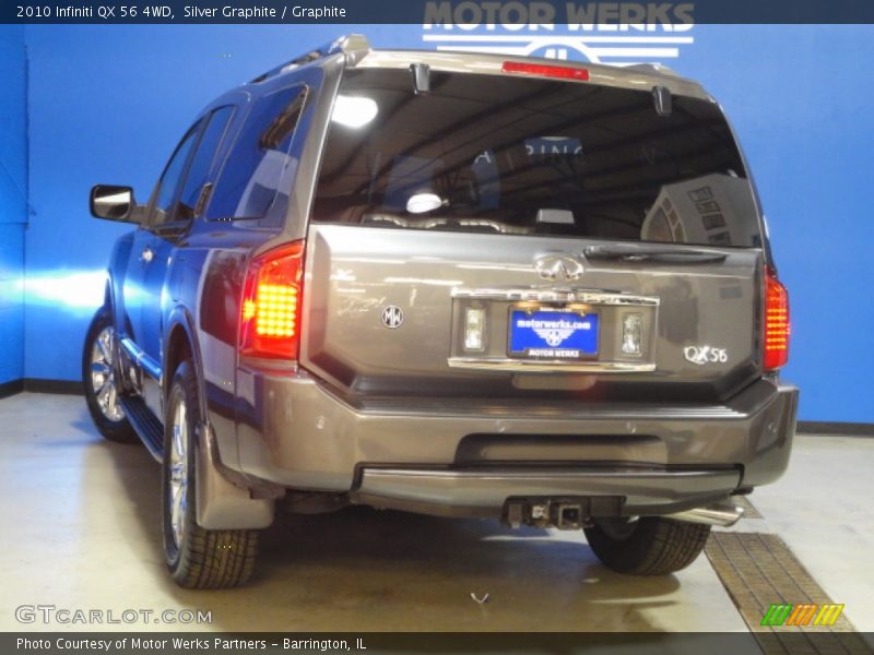 Silver Graphite / Graphite 2010 Infiniti QX 56 4WD