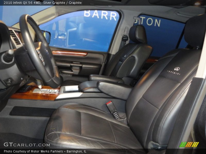 Silver Graphite / Graphite 2010 Infiniti QX 56 4WD