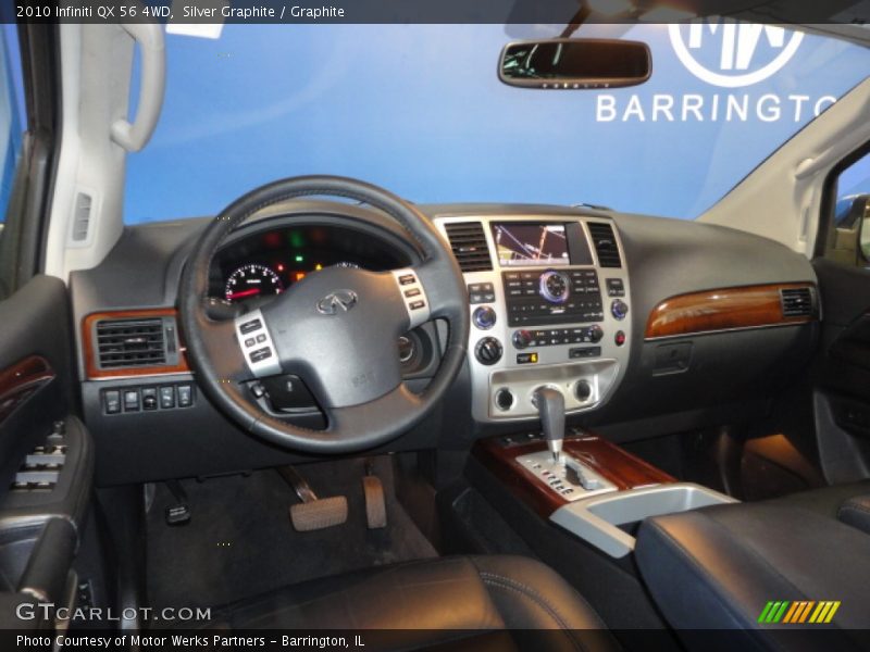 Silver Graphite / Graphite 2010 Infiniti QX 56 4WD