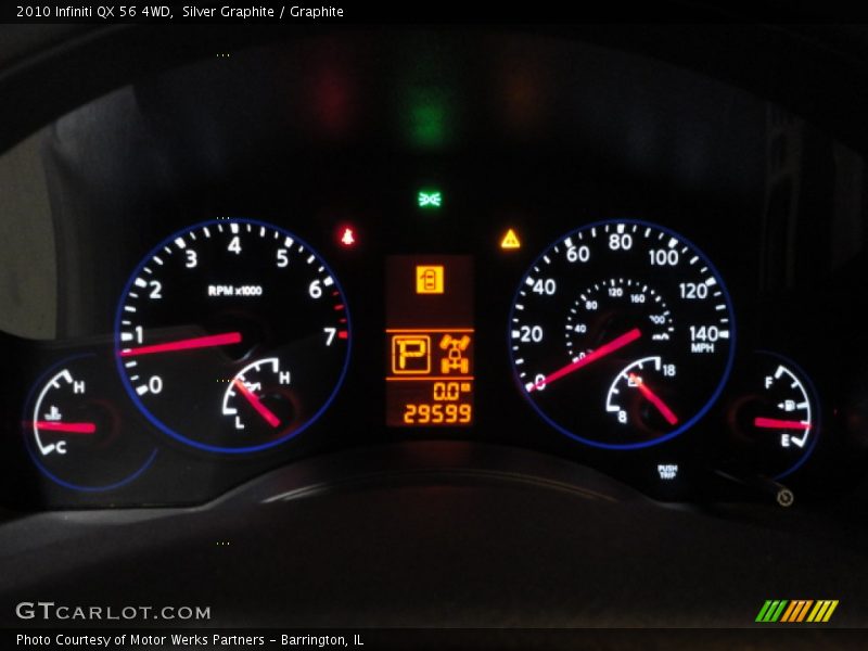 Silver Graphite / Graphite 2010 Infiniti QX 56 4WD