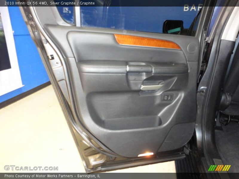 Silver Graphite / Graphite 2010 Infiniti QX 56 4WD