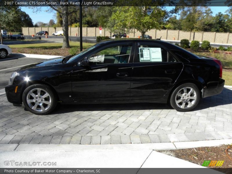 Black Raven / Light Gray/Ebony 2007 Cadillac CTS Sport Sedan