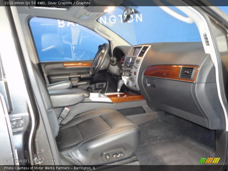Silver Graphite / Graphite 2010 Infiniti QX 56 4WD