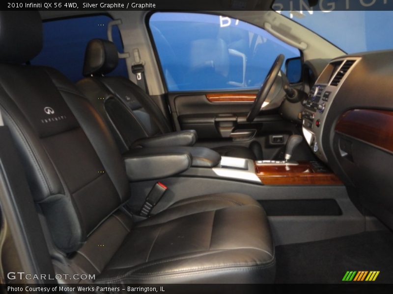 Silver Graphite / Graphite 2010 Infiniti QX 56 4WD
