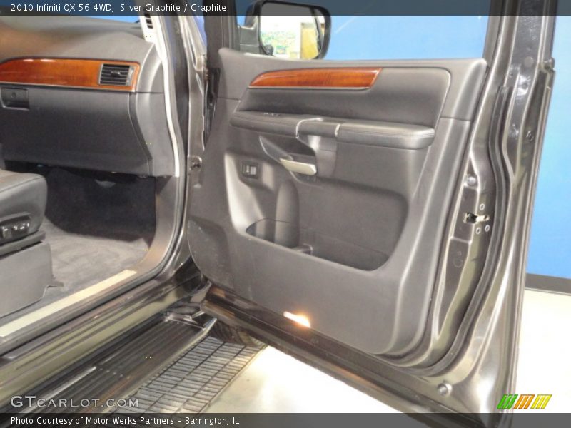 Silver Graphite / Graphite 2010 Infiniti QX 56 4WD