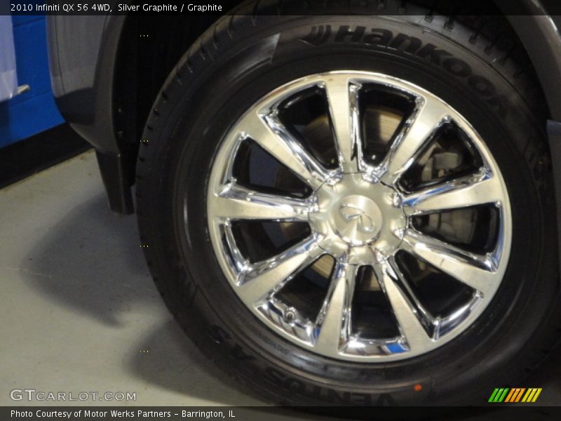 Silver Graphite / Graphite 2010 Infiniti QX 56 4WD