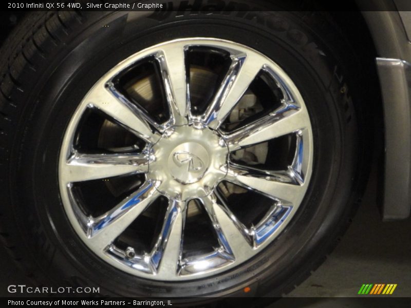 Silver Graphite / Graphite 2010 Infiniti QX 56 4WD