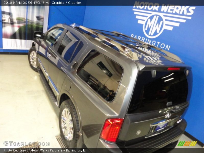 Silver Graphite / Graphite 2010 Infiniti QX 56 4WD