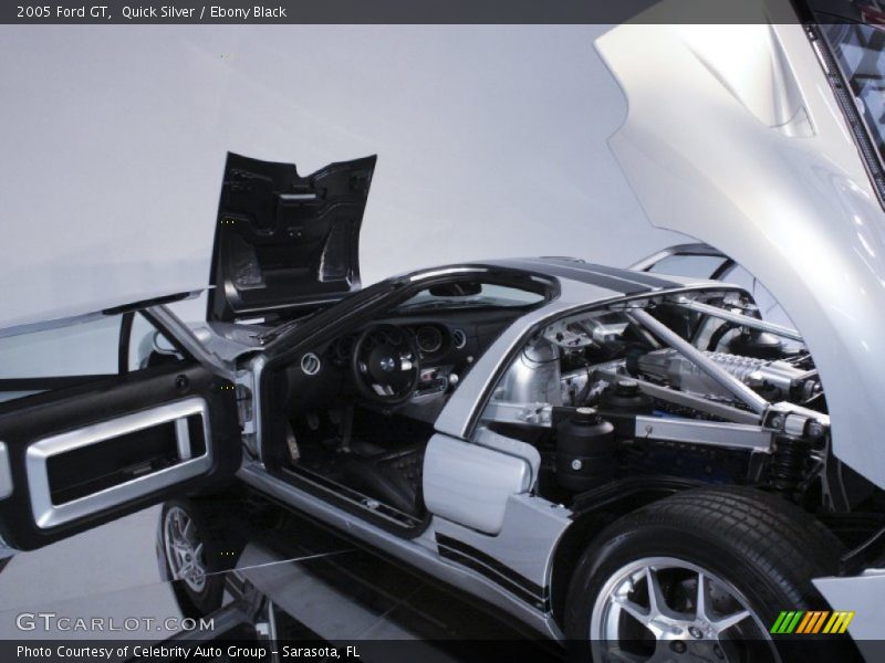 Quick Silver / Ebony Black 2005 Ford GT