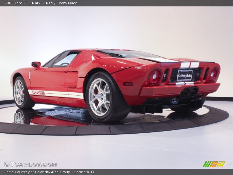 Mark IV Red / Ebony Black 2005 Ford GT