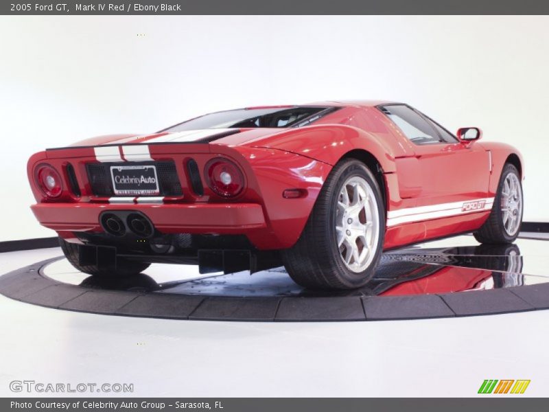 Mark IV Red / Ebony Black 2005 Ford GT