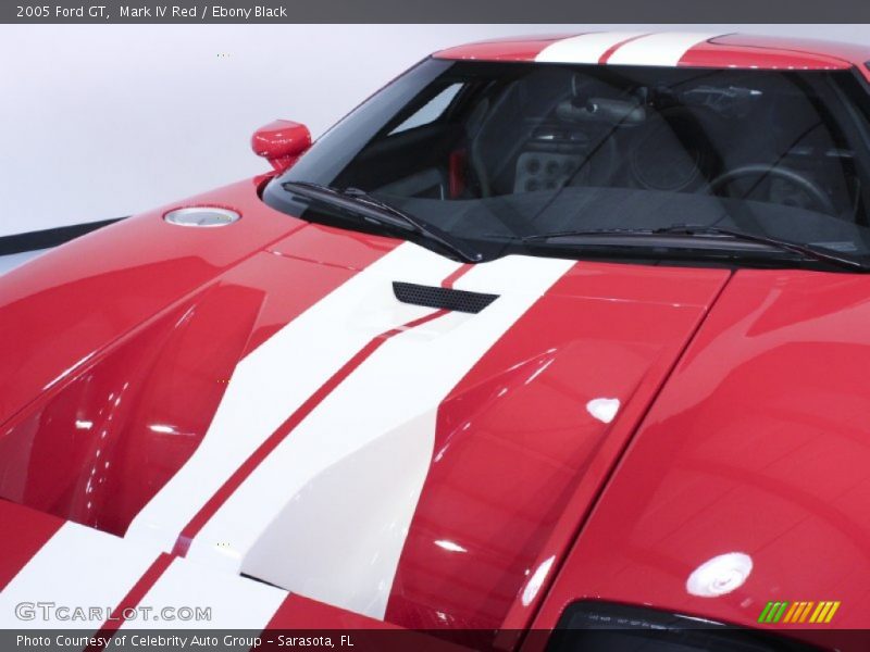 Mark IV Red / Ebony Black 2005 Ford GT