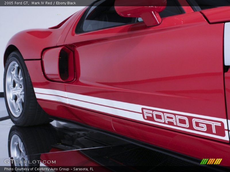 Mark IV Red / Ebony Black 2005 Ford GT