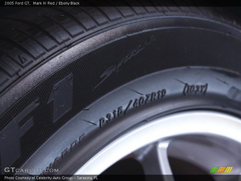 315/40ZR19 Rear tire - 2005 Ford GT 