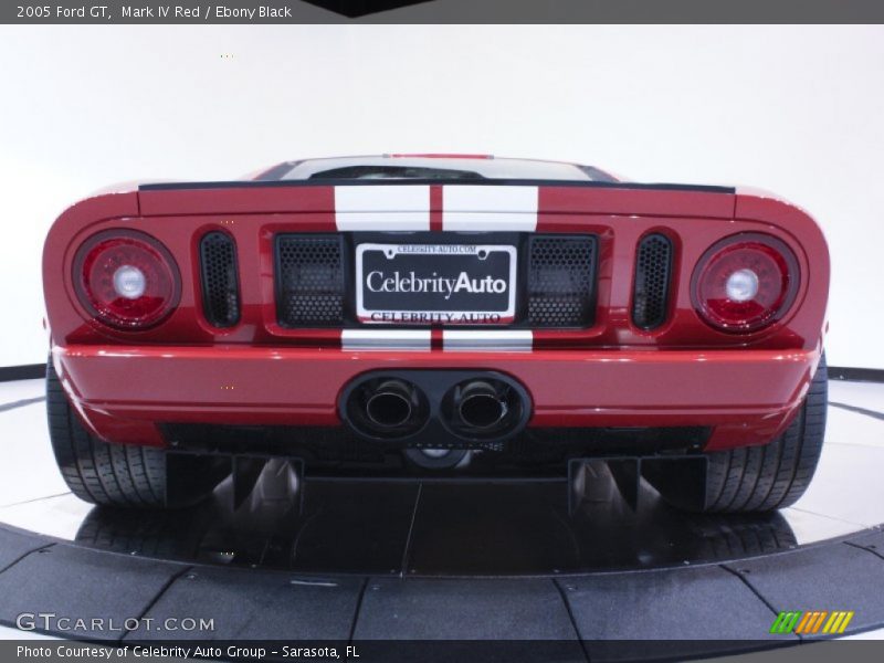 Mark IV Red / Ebony Black 2005 Ford GT