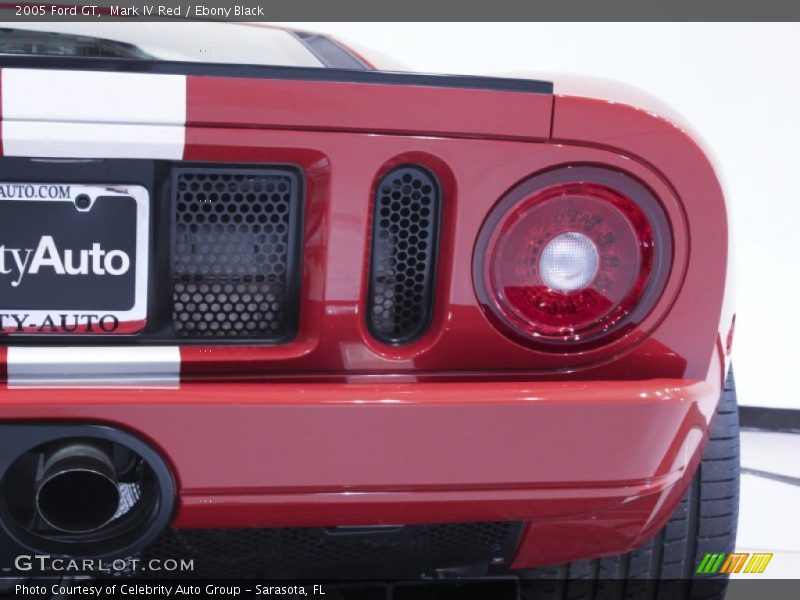 Mark IV Red / Ebony Black 2005 Ford GT