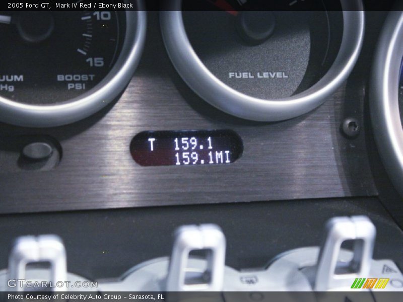 Mark IV Red / Ebony Black 2005 Ford GT