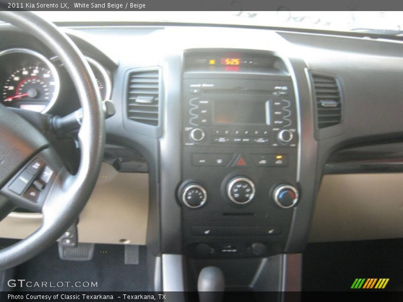 White Sand Beige / Beige 2011 Kia Sorento LX