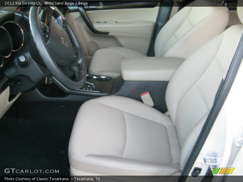 White Sand Beige / Beige 2011 Kia Sorento LX