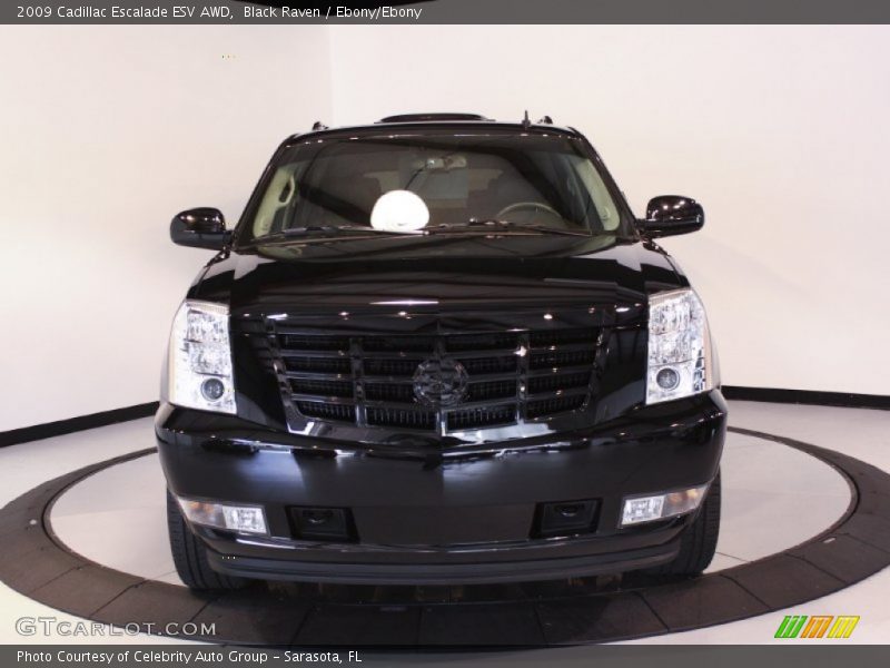 Black Raven / Ebony/Ebony 2009 Cadillac Escalade ESV AWD