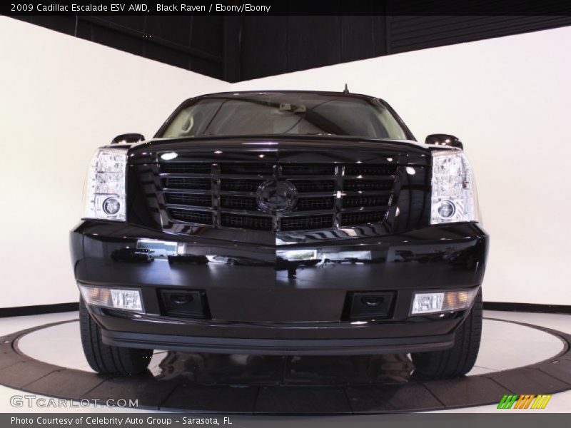 Black Raven / Ebony/Ebony 2009 Cadillac Escalade ESV AWD