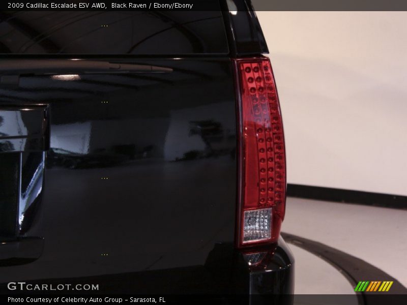 Black Raven / Ebony/Ebony 2009 Cadillac Escalade ESV AWD