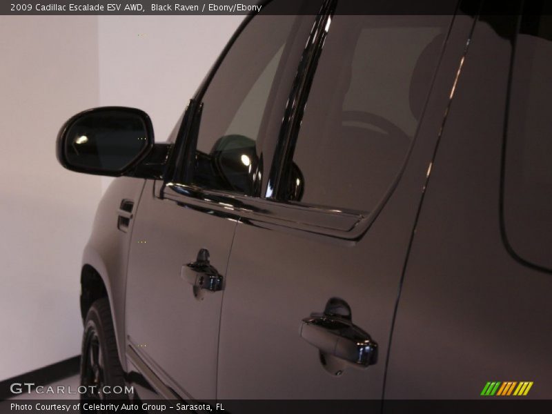 Black Raven / Ebony/Ebony 2009 Cadillac Escalade ESV AWD