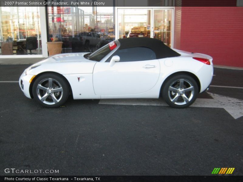 Pure White / Ebony 2007 Pontiac Solstice GXP Roadster