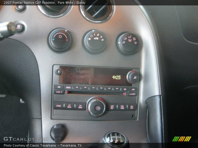 Pure White / Ebony 2007 Pontiac Solstice GXP Roadster