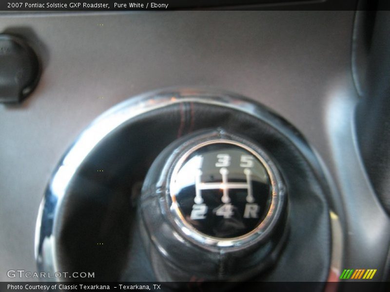 Pure White / Ebony 2007 Pontiac Solstice GXP Roadster
