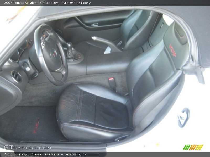 Pure White / Ebony 2007 Pontiac Solstice GXP Roadster