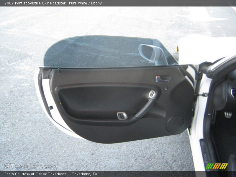 Pure White / Ebony 2007 Pontiac Solstice GXP Roadster
