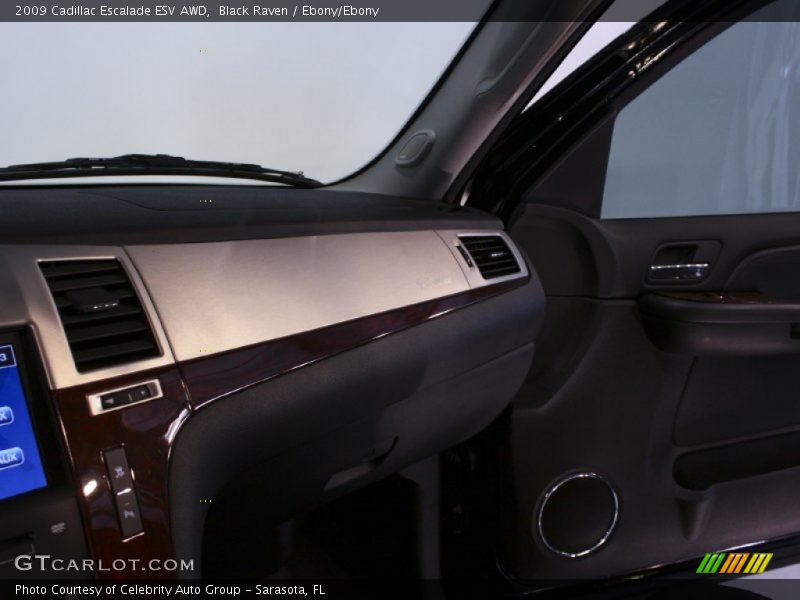 Black Raven / Ebony/Ebony 2009 Cadillac Escalade ESV AWD