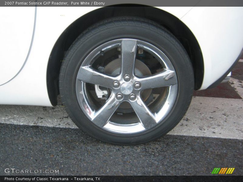 Pure White / Ebony 2007 Pontiac Solstice GXP Roadster