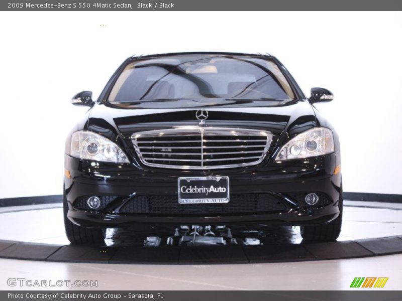 Black / Black 2009 Mercedes-Benz S 550 4Matic Sedan
