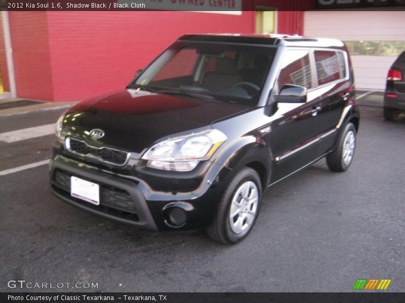Shadow Black / Black Cloth 2012 Kia Soul 1.6