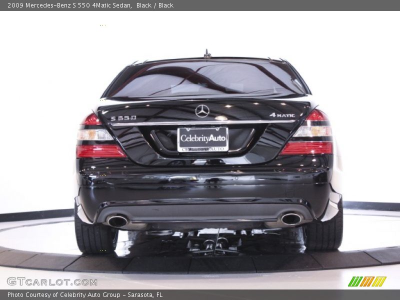 Black / Black 2009 Mercedes-Benz S 550 4Matic Sedan