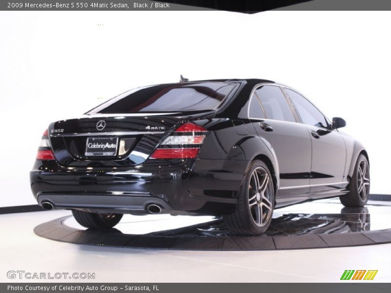 Black / Black 2009 Mercedes-Benz S 550 4Matic Sedan