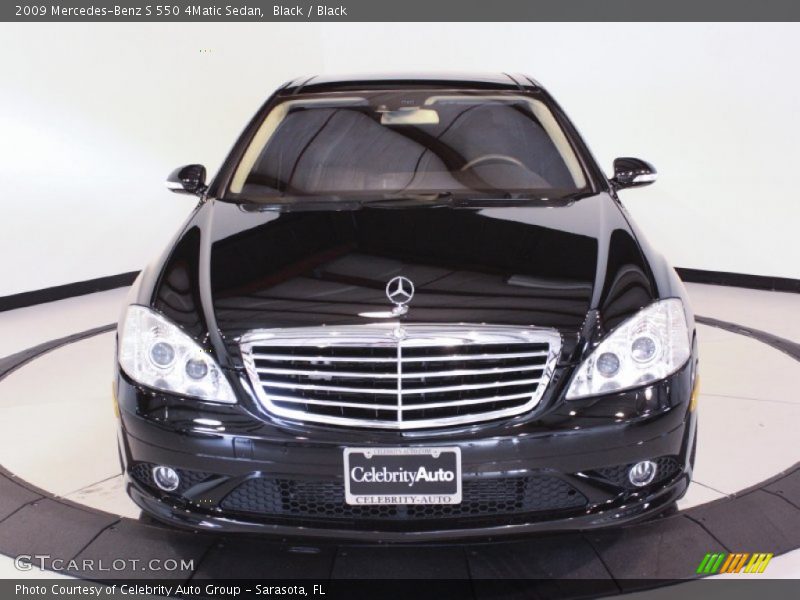 Black / Black 2009 Mercedes-Benz S 550 4Matic Sedan
