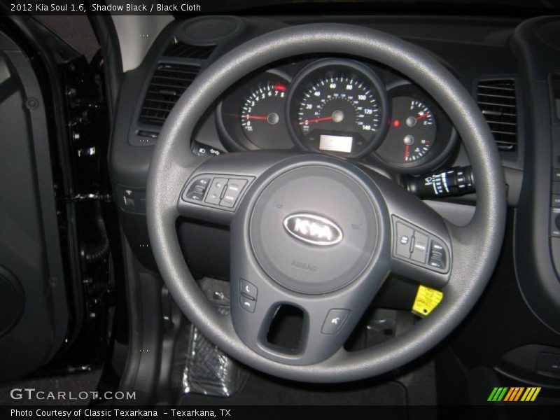 Shadow Black / Black Cloth 2012 Kia Soul 1.6